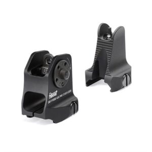 FIXED LIGHTWEIGHT SIGHT SET FOR AR-15 BLACK