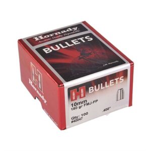 FMJ 10MM CALIBER (0.400'') 180GR FLAT NOSE 100/BOX