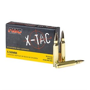 X-TAC 5.56X45 NATO 55GR FULL METAL JACKET 20/BOX