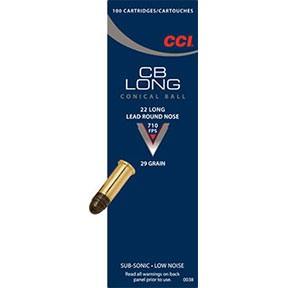 22 LONG 29GR CB LEAD ROUND NOSE 100/BOX