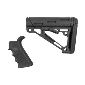AR-15 FG BT GRIP& OVERMOLD BUTTSTOCK COLLAPSIBLE COMM BLK