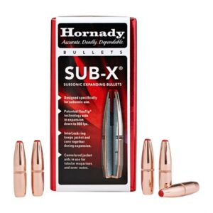 SUB-X .30 CAL. (0.308'') 175GR POLYMER TIP 100/BOX