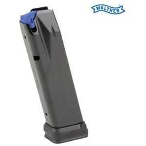 9MM LUGER 20RD MAGAZINE FOR WALTHER PDP BLACK
