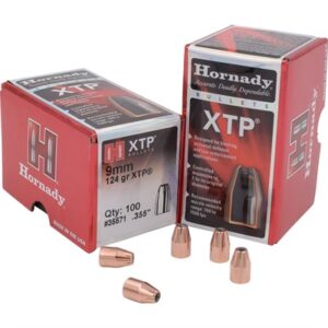 XTPÂ® 9MM (0.355'') 124GR JACKETED HOLLOW POINT 100/BOX