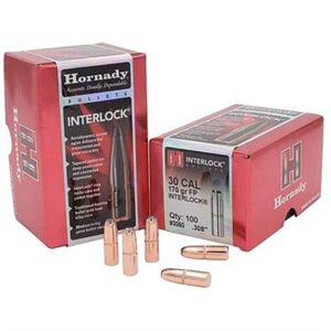 INTERLOCK® 30 CALIBER (0.308'') 170GR FLAT POINT 100/BOX