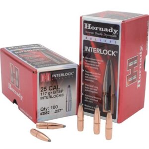 INTERLOCK 25 CAL (.257'') 117GR BOAT TAIL SPIRE POINT 100/BOX