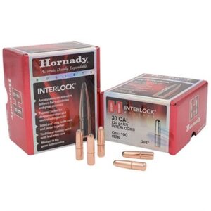 INTERLOCK 30 CALIBER (0.308'') 220GR ROUND NOSE 100/BOX