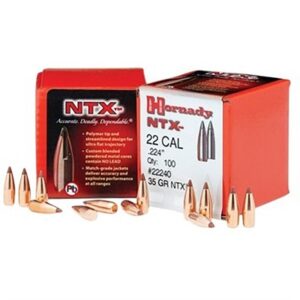 NTX 22 CALIBER (0.224'') 35GR LEAD FREE POLYMER TIP 100/BOX