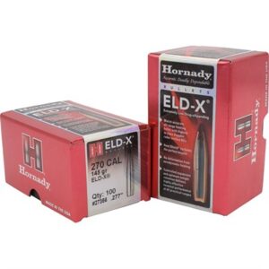ELD-X .270 CAL (0.277'') 145GR POLYMER TIP BOAT TAIL 100/BOX