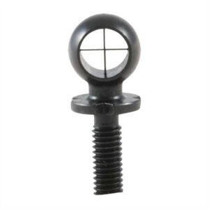 CROSSHAIRS STANDARD HOODED FRONT SIGHT  BRASS BLACK