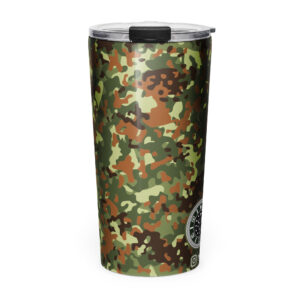 Tapered stainless steel tumbler