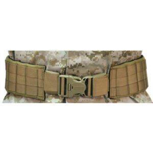 Strike Pad Patrol Belt Small Coyote Fits Waist Size 37 thru 41