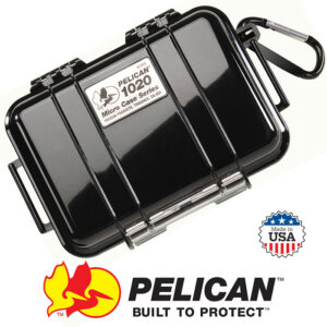 1020 Micro Case with No Foam Black Internal Dimensions 5.3x3.6x1.7