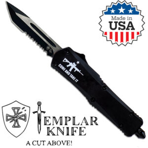Generation II Come and Take It 2.75 inch Tanto Black Oxide Powder D2 Serrated Ed