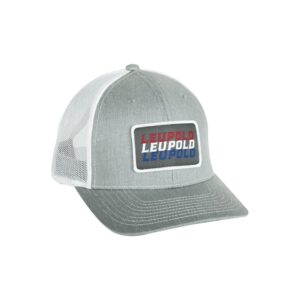 Leupold Patriot Trucker Hat Heather Grey/White