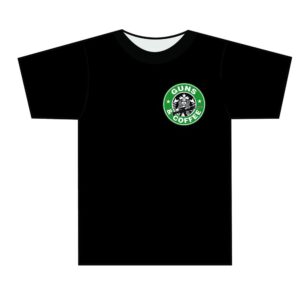 Tuff Products Guns and Coffee Short Sleeve Shirt Black M