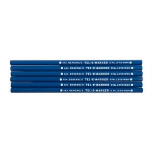 MARK-ON ANYTHING PENCILS, WHITE, 6 PACK