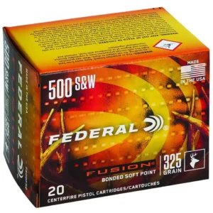 FEDERAL 500 S&W 325GR FUSION 20 RD/BX 10 BX/CS