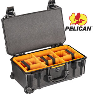 V525 Rolling Case with Padded Dividers BK
