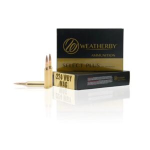 WEATHERBY 224WBY 80.5GR BERGER FBT