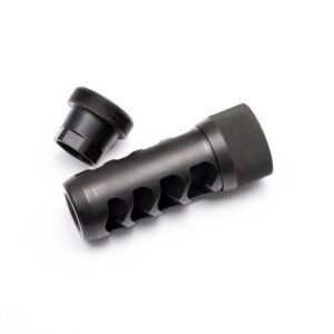 Area 419 Sidewinder Magnum Self Timing Muzzle Brake 30 cal 3/4-24 Thread Black Nitride