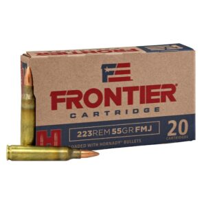 Hornady Frontier Rifle Ammunition .223 Rem 55 gr FMJ 20/ct