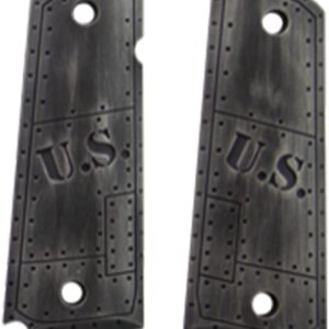 Hogue Govt. Model Aluminum - 1911 U.S. Green Distressed Grip