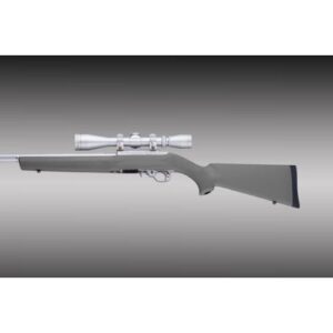 Hoge Rubber Overmolded Stock with .920" Dia Barrel Channel for Ruger 10-22 Slate Grey