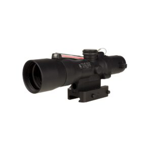 Trijicon Compact ACOG 3x30 Rifle Scope Red Chevron 7.62x51mm/175gr. Illuminated Black w/ Mount