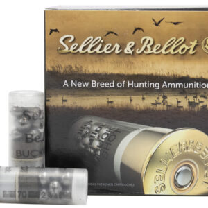 SELLIER & BELLOT 12GA 2 3/4 00 BUCK 9 PELLET 25RD BOX 10 BOXES PER CASE
