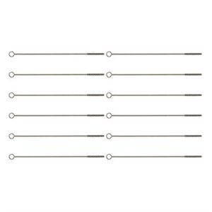 SHOTGUN PORT BRUSH, SS, MODEL  202,6'' L X .25'' DIA, 12 PACK
