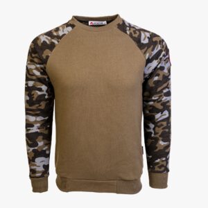 Arsenal Small Khaki / Camo Series Utility Cotton-Poly Standard Fit Pullover Sweater