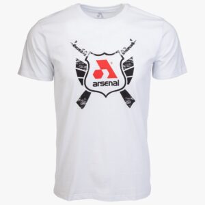 Arsenal Small White Cotton Relaxed Fit Classic T-Shirt