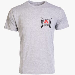 Arsenal Medium Gray Cotton Relaxed Fit Classic T-Shirt