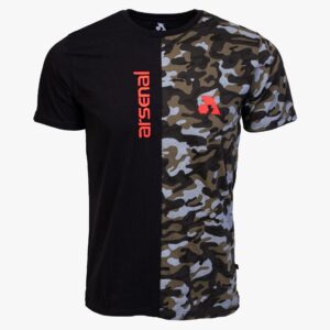 Arsenal Medium Black / Camo Cotton Relaxed Fit T-Shirt