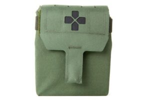 Blue Force Gear Trauma Kit NOW! MOLLE Mounted  Helium Whisper Empty OD Green