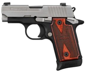 P238  .380 ACP 2.7" NS 2-Tone SS/Wd 6/7-rd