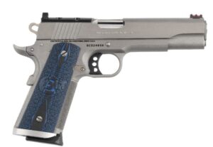 Gold Cup Trophy 45ACP 5" OR SS/Blue G10 8rd