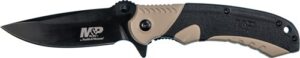 S&W KNIFE M&P M2.0 ULTRA GLIDE - 2.75" FOLDING BLADE BLACK/FDE