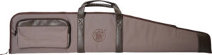 S&W GUN CASE 44" 600D W/ZIPPER - SIDE POUCH BROWN
