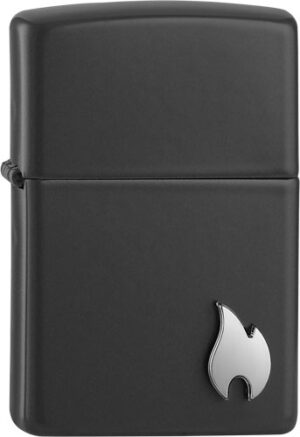 ZIPPO WINDPROOF LIGHTER BLACK - MATTE
