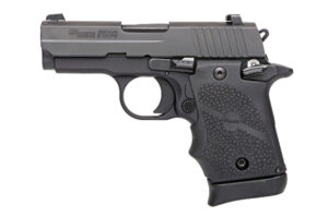 P938 BRG 9MM 3" Black NS/Rub Grip 7rd