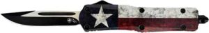 TEMPLAR KNIFE LARGE OTF FULL - CAPTAIN 3.5" BLACK DROP POINT