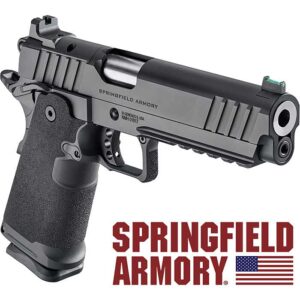 1911 DS Prodigy 9MM 5 inch barrel 20 Round Black with Fiber Optic Front and Opti
