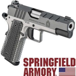 1911 Emissary 9MM 4.25 inch barrel 8 Round Black Stainless with Night Sights