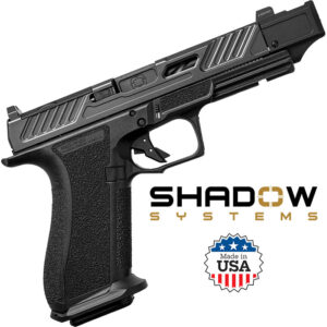 DR920 Elite Slide 9MM 4 inch 17 Round Black Optic Ready w/Night Sights Black Bar