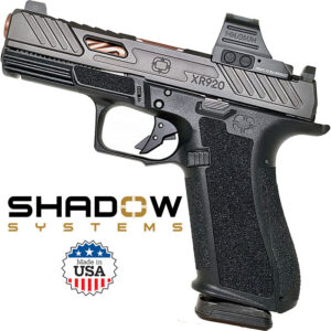 XR920 Elite Slide 9MM 4 inch barrel 17 Round Black Night Sights with Bronze Barr
