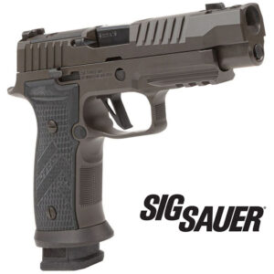 P320 AXG Legion 9MM 3.9 inch barrel 21 Round Legion Gray with Night Sights
