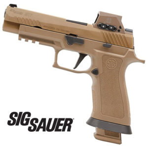 P320 M17X 9MM 4.7 inch barrel 21 Round Coyote with Siglite Night Sights and Rome