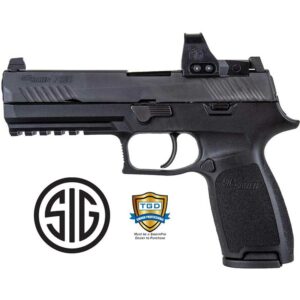 320 Fullsize 9MM 4.7 inch 17 Round Black wNight Sight and Romeo 1 Pro